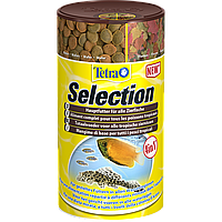 Tetra Selection 4 в 1 - хлопья, чипсы, гранулы, вафер микс 100 мл-45 грамм