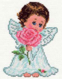 Набор для вышивания крестом «Ангелок любви». - фото 1 - id-p4553511
