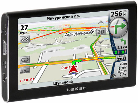 TN-500BT GPS-навигатор TEXET чёрный/серебристый NAVITEL - фото 1 - id-p76342029