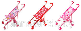 Детская металлическая коляска-трость с поворотными колесами Melobo/Melogo арт. 9302,