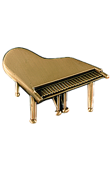 Рояль бронзовый 12×9 см в наличии Bronces Jorda Испания