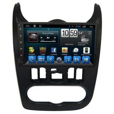 Штатная автомагнитола CarMedia Renault Logan I 2010-2013, Sandero I 2009-2014 на Android 10 - фото 2 - id-p93028344