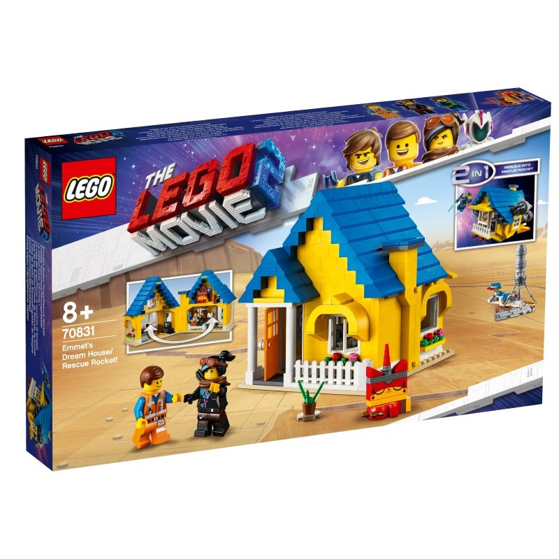 LEGO 70831 Дом мечты / Спасательная ракета Эммета!