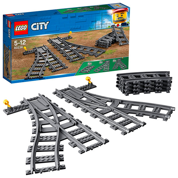 Lego City 60238 Конструктор Лего Город Железнодорожные стрелки