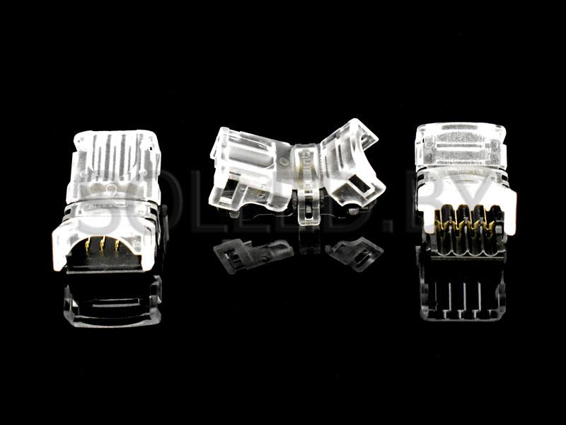 Коннектор 4pin 10мм для герметичной светодиодной ленты IP65 5050 RGB - фото 1 - id-p93048349