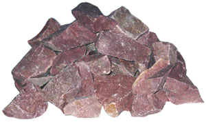 Камни для бани малиновый кварцит (колотый) - фото 1 - id-p93051539