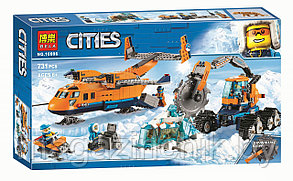 Конструктор Арктический грузовой самолёт 10996 аналог LEGO City 60196