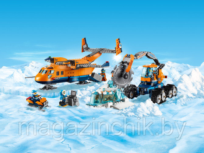 Конструктор Арктический грузовой самолёт 10996 аналог LEGO City 60196 - фото 7 - id-p93060531