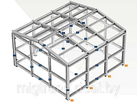 Каркасы малогабаритных зданий из металла