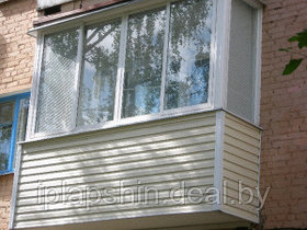 Отделка балкона снаружи в Гомеле