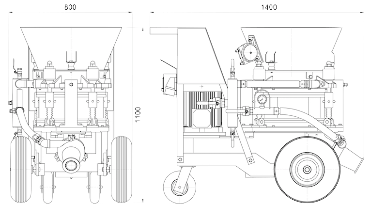 Установка для сухого и мокрого торкретирования АС-3 - фото 3 - id-p93085773