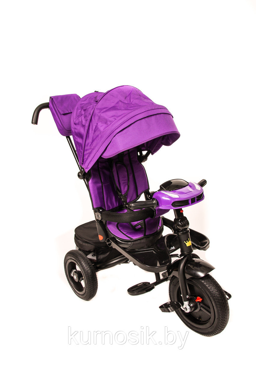 Детский велосипед трехколесный Kinder Trike Comfort 3 в 1 (поворотное сиденье, надувные колеса 10/12) - фото 5 - id-p93094393