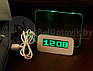 Креативные LED Часы-Будильник HIGHSTAR Зеленый свет, фото 10