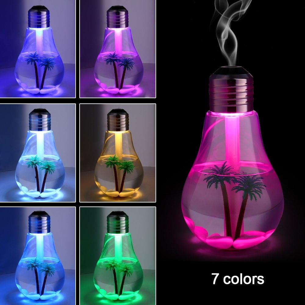 LED увлажнитель воздуха USB Bulb Humidifier - фото 3 - id-p93122953