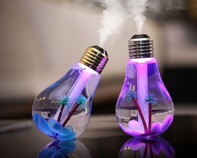 LED увлажнитель воздуха USB Bulb Humidifier - фото 5 - id-p93122953