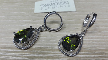  Серьги с кристаллами Swarovski