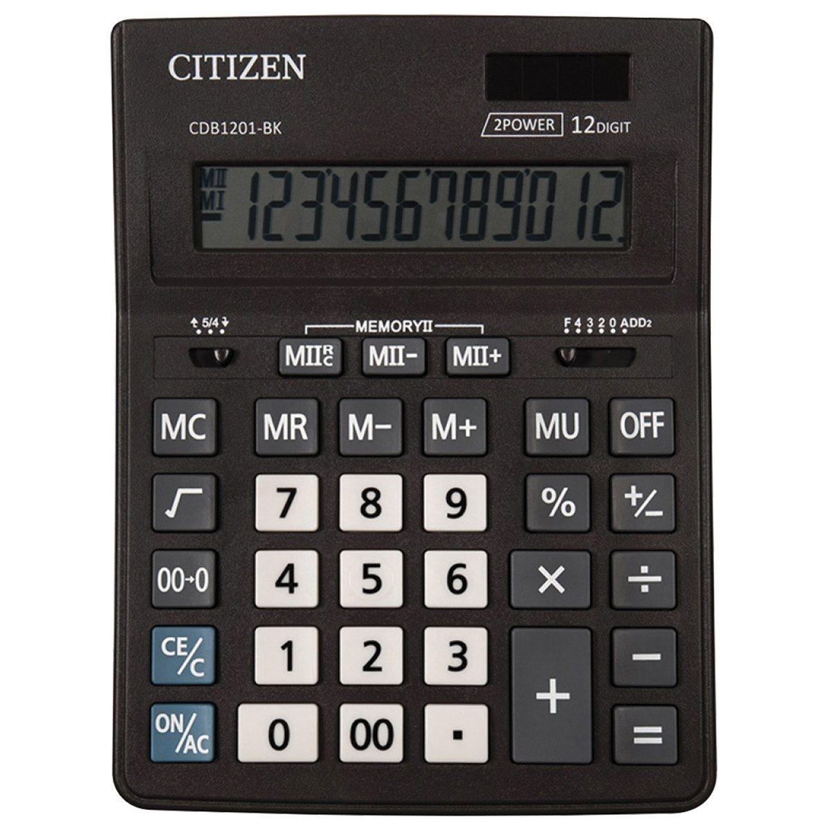 Калькулятор CITIZEN CDB-1201 BK (цена с НДС)