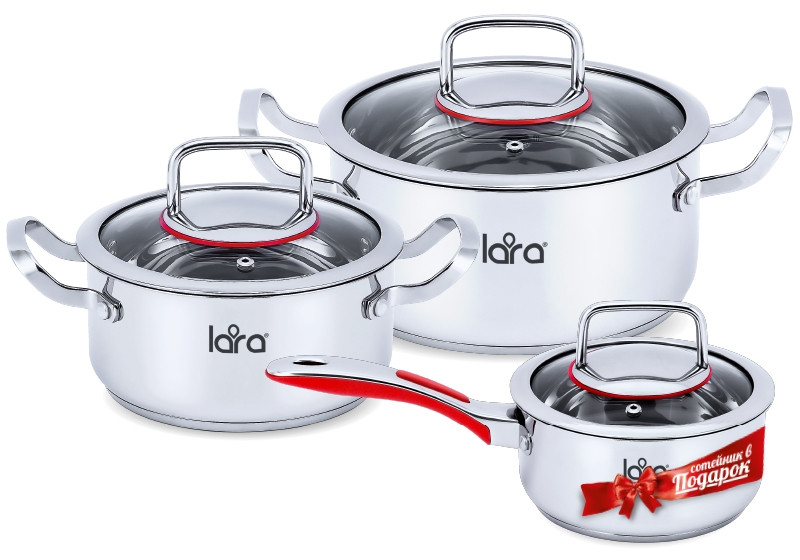 Набор посуды LARA LR02-108 серия Prima - фото 1 - id-p93134536