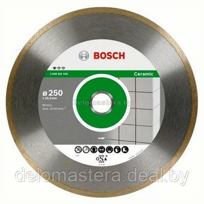 Алмазный диск по керамике Professional for Ceramic 200-25,4 Bosch (2608602537) - фото 1 - id-p93136428
