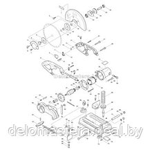 Pотор 220В в сб.для 2414NB Makita (510240-7) (оригинал)