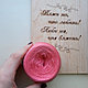 Слонимская пряжа цвет: 787 розовый лепесток полушерсть 30% шерсть, 70% ПАН, фото 2