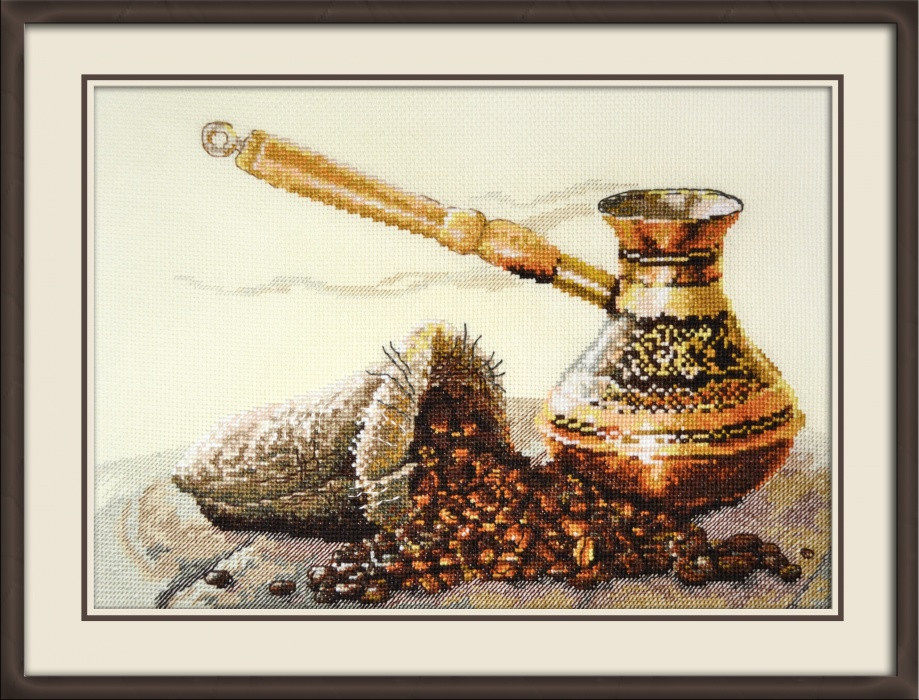 Набор для вышивания крестом "Запах кофе" - фото 1 - id-p93145277