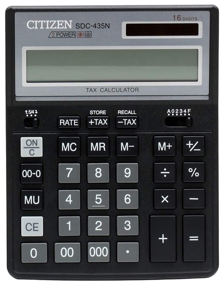 Калькулятор Citizen SDC-435N (цена с НДС)