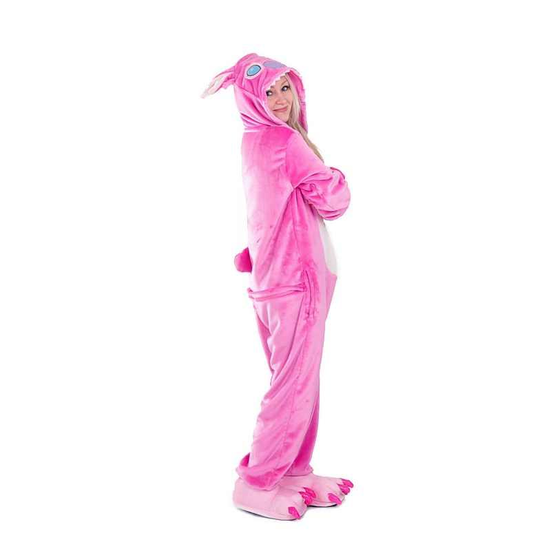 Пижама Кигуруми Стич розовый (рост 95-100, 100-109, 150-159 см) - фото 5 - id-p93148070
