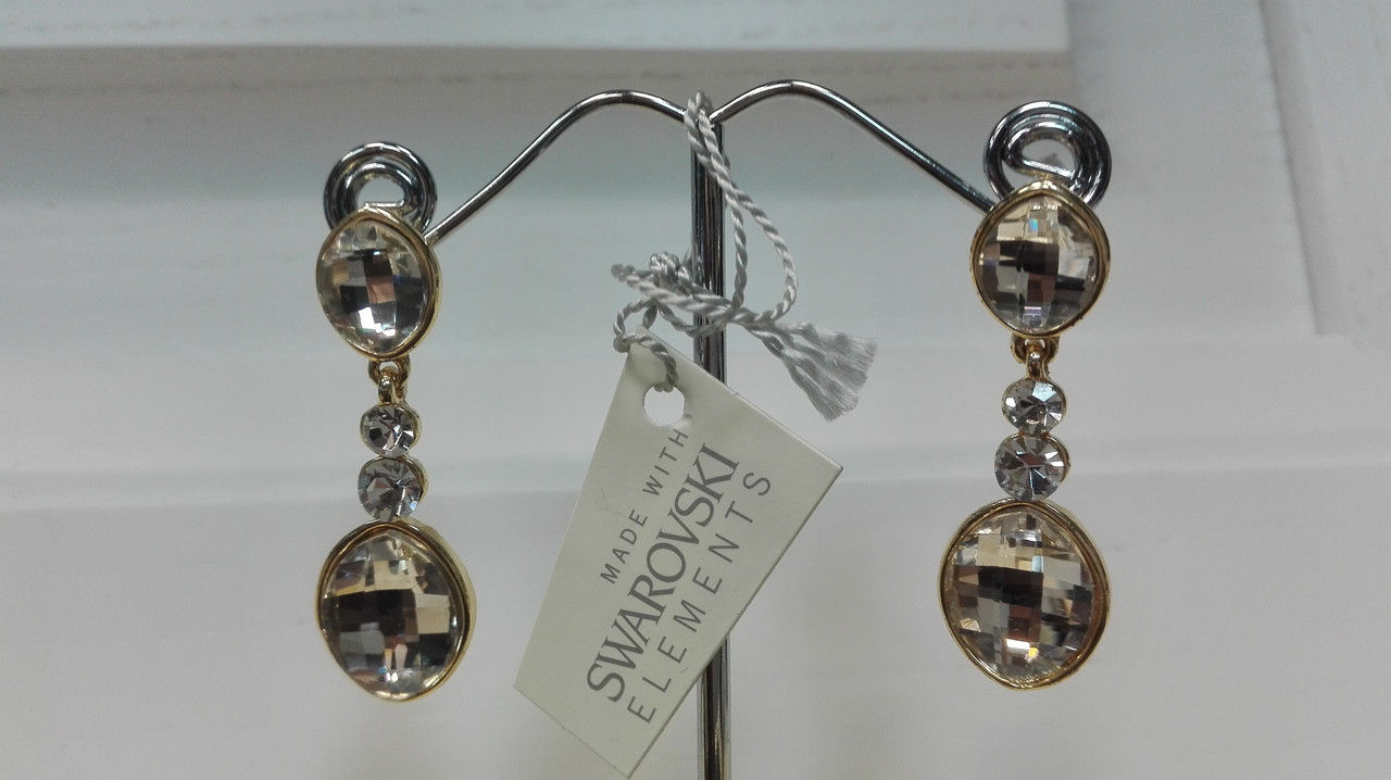 Вечерние серьги Swarovski