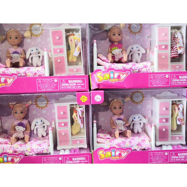 Игровой набор Defa Sairy Style детская комната с куклой и питомцем - фото 2 - id-p93151787