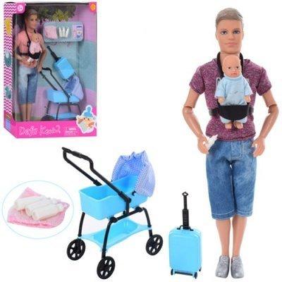 Кукла Кен с ребенком DEFA 8369