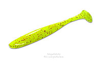 Силиконовая приманка Keitech Easy Shiner 4" (10см, 5.3гр, упаковка 7шт) Chartreuse Red Flake PAL01