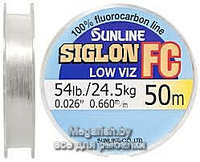 Флюорокарбоновая леска Sunline SIG-FC 50м (24.5кг) прозрачная 0,660 мм