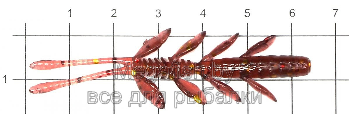 Силиконовая приманка Select Razor 2.5 (60мм,1.02гр, упаковка 7шт) цвет PA44 - фото 2 - id-p93162802