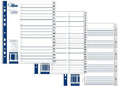 Разделитель  А-Я, А4 пластиковый