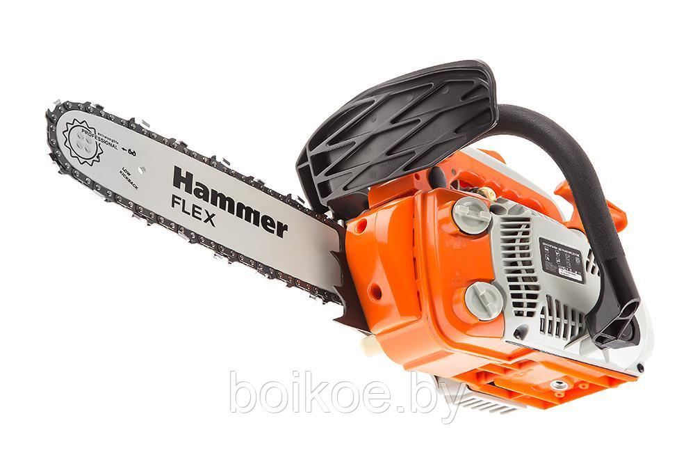 Бензопила Hammer Flex BPL2512C (1 кВт, шина 12", цепь 3/8"-1.3-45) - фото 2 - id-p93189915