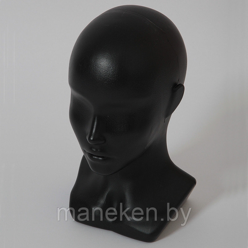 Манекен головы женский Г-201М(ЧЕРН) - фото 1 - id-p93201371
