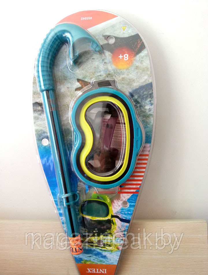 Набор для плавания "Детская маска с трубкой Adventurer Swim Set" Intex 55942 купить в Минске - фото 2 - id-p4562927