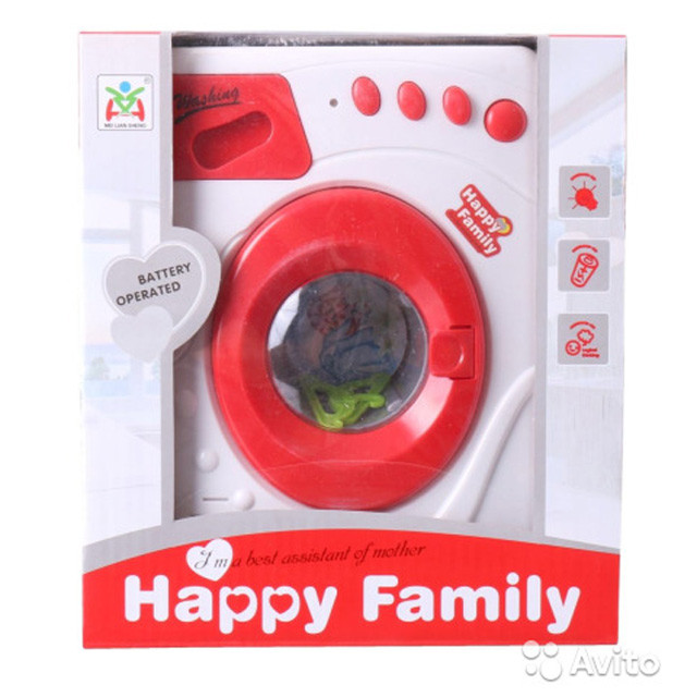 Стиральная машинка Happy Family LS820K6 на батарейках - фото 4 - id-p93212596