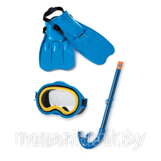 Набор для плавания "Детская маска с трубкой и ластами Master Class Swim Set" Intex 55952 купить в Минске - фото 2 - id-p4563056