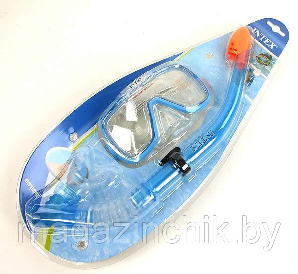 Набор для плавания "Детская маска с трубкой Wave Rider Swim Set" Intex 55950 купить Минске - фото 3 - id-p4563137