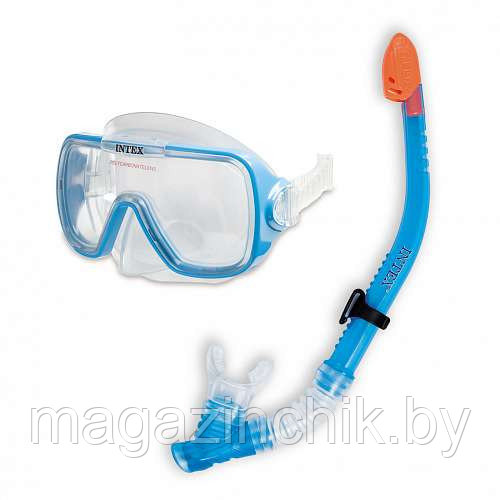 Набор для плавания "Детская маска с трубкой Wave Rider Swim Set" Intex 55950 купить Минске