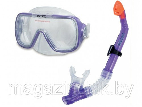 Набор для плавания "Детская маска с трубкой Wave Rider Swim Set" Intex 55950 купить Минске - фото 2 - id-p4563137