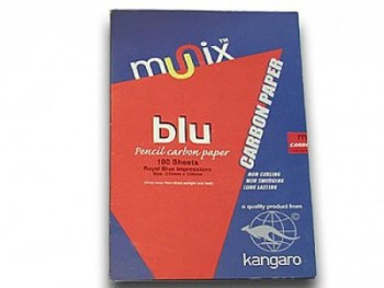 Бумага копировальная Kangaro А4 100 л. синяя - фото 2 - id-p1761008