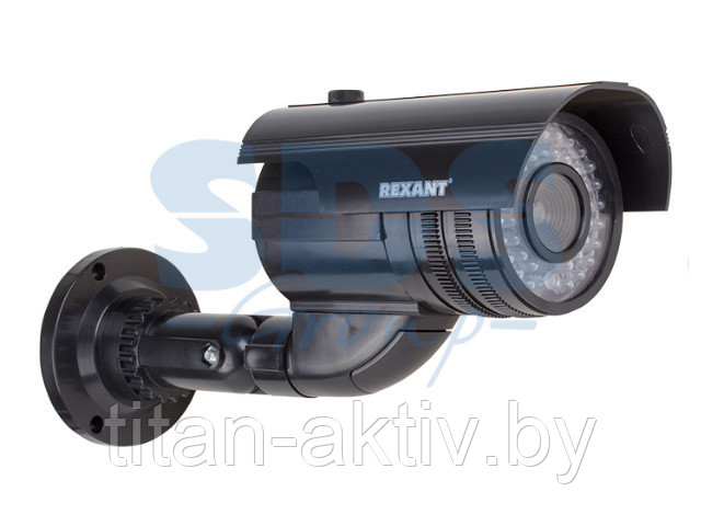 Муляж камеры уличной, цилиндрическая (черная) REXANT - фото 2 - id-p93116707