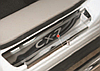 Накладки на внутренние пороги с рисунком  вместо пластика Mazda CX-7 (2010-2013), фото 2