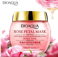 Маска для лица с лепестками роз  BIOAQUA ROSE PETAL MASK