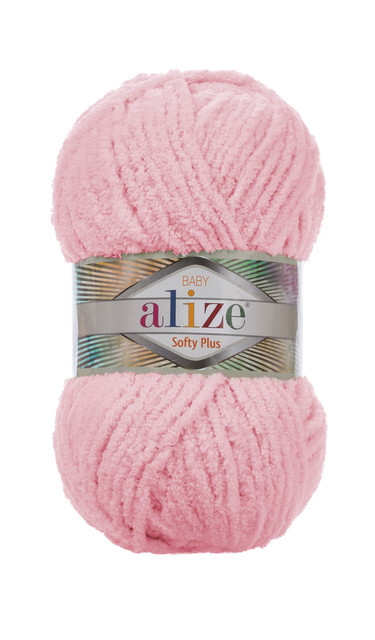 Пряжа Alize Softy Plus цвет 31 светло-розовый