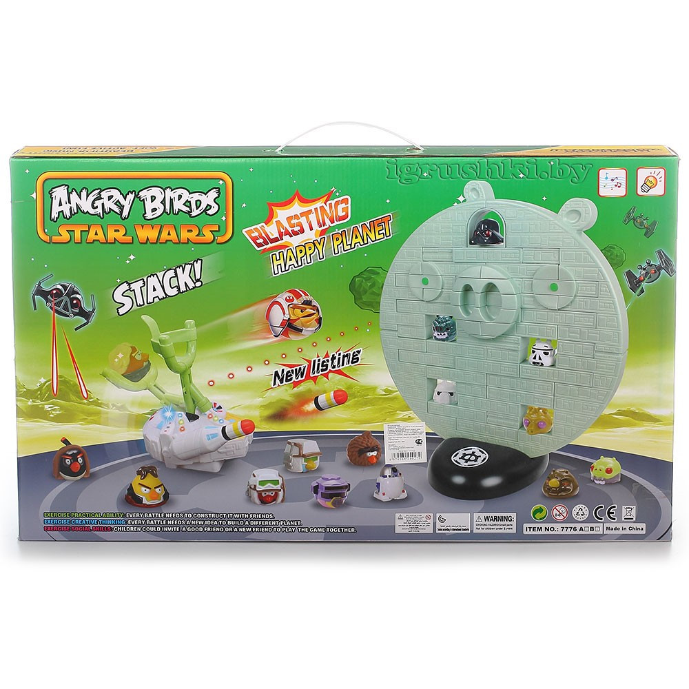 Игра Angry Birds Star Wars 7776 световые и звуковые эффекты - фото 2 - id-p93257702