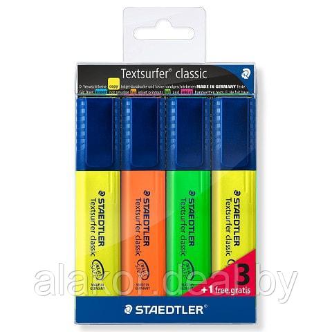 Набор маркеров текстовых STAEDTLER Textsurfer classic 364-WP4P - фото 1 - id-p93274183